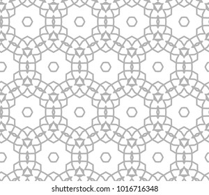 Seamless ornamental vector pattern