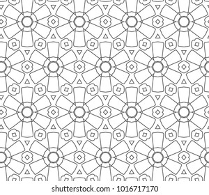 Seamless ornamental vector pattern