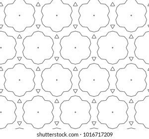 Seamless ornamental vector pattern