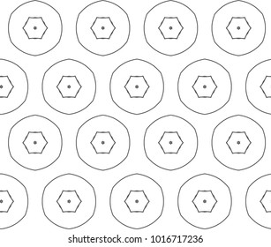 Seamless ornamental vector pattern