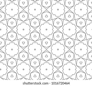 Seamless ornamental vector pattern