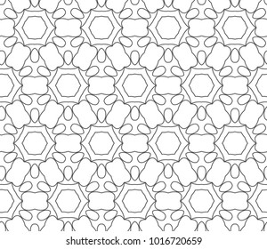 Seamless ornamental vector pattern