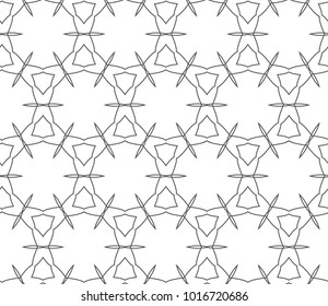 Seamless ornamental vector pattern