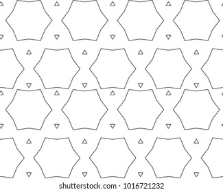 Seamless ornamental vector pattern