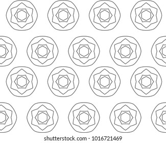 Seamless ornamental vector pattern