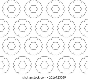 Seamless ornamental vector pattern
