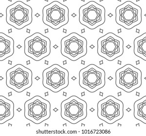 Seamless ornamental vector pattern