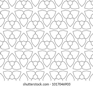 Seamless ornamental vector pattern