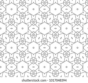 Seamless ornamental vector pattern