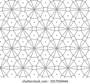 Seamless ornamental vector pattern