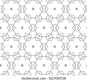 Seamless ornamental vector pattern