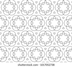 Seamless ornamental vector pattern