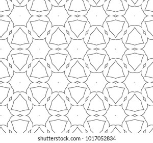 Seamless ornamental vector pattern
