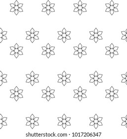 Seamless ornamental vector pattern