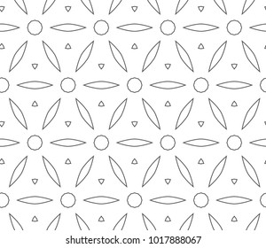 Seamless ornamental vector pattern