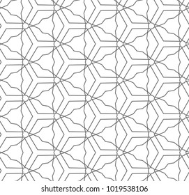 Seamless ornamental vector pattern