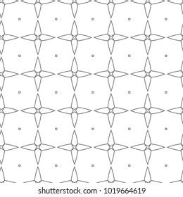 Seamless ornamental vector pattern
