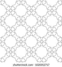 Seamless ornamental vector pattern