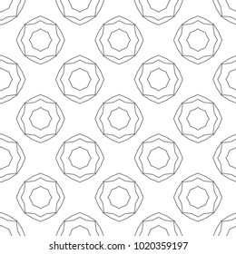 Seamless ornamental vector pattern