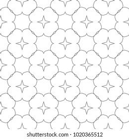 Seamless ornamental vector pattern