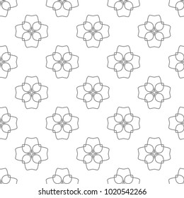 Seamless ornamental vector pattern