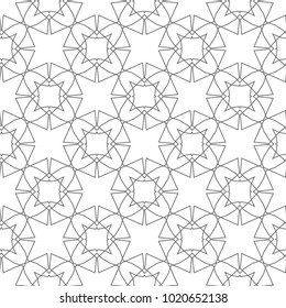 Seamless ornamental vector pattern