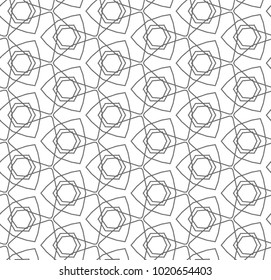 Seamless ornamental vector pattern