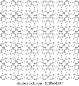 Seamless ornamental vector pattern