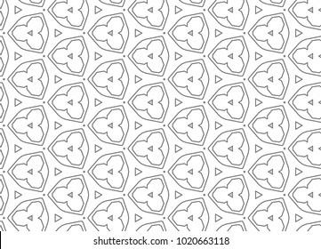 Seamless ornamental vector pattern