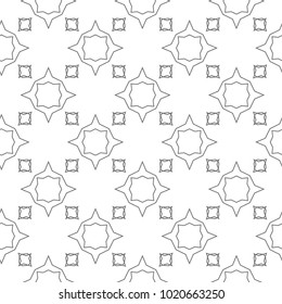 Seamless ornamental vector pattern