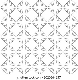 Seamless ornamental vector pattern