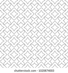 Seamless ornamental vector pattern