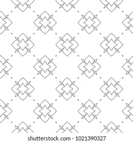Seamless ornamental vector pattern