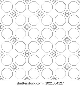 Seamless ornamental vector pattern