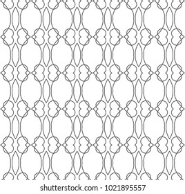 Seamless ornamental vector pattern