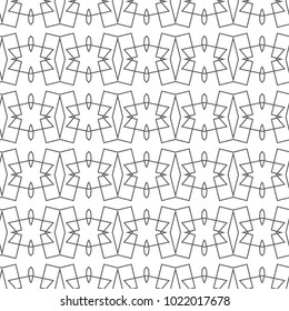 Seamless ornamental vector pattern