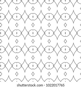 Seamless ornamental vector pattern