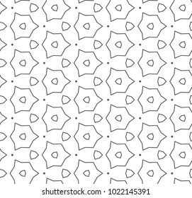 Seamless ornamental vector pattern