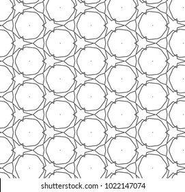 Seamless ornamental vector pattern