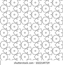 Seamless ornamental vector pattern