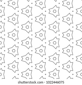 Seamless ornamental vector pattern