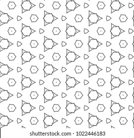 Seamless ornamental vector pattern