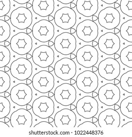 Seamless ornamental vector pattern