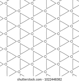 Seamless ornamental vector pattern