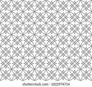 Seamless ornamental vector pattern