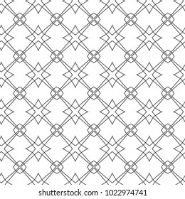 Seamless ornamental vector pattern
