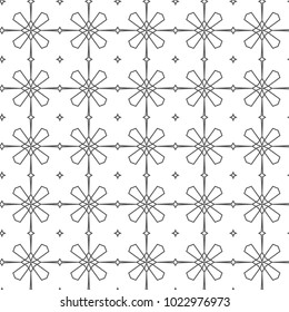 Seamless ornamental vector pattern