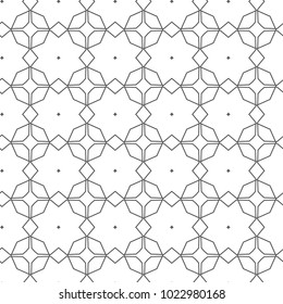 Seamless ornamental vector pattern
