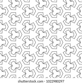 Seamless ornamental vector pattern