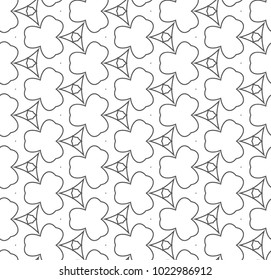 Seamless ornamental vector pattern